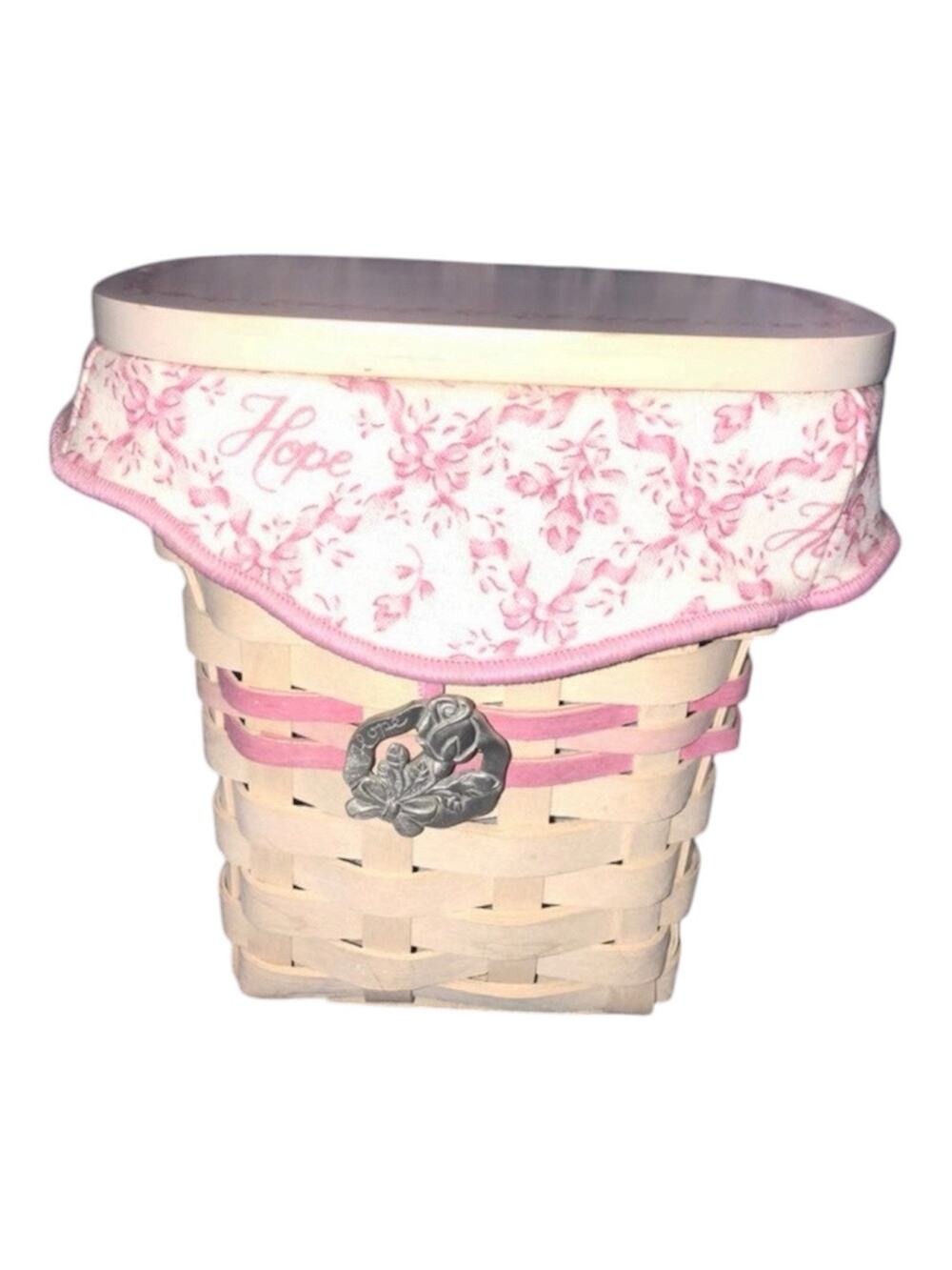 Vintage Longaberger Cancer Basket 2004 Horizon of Hope